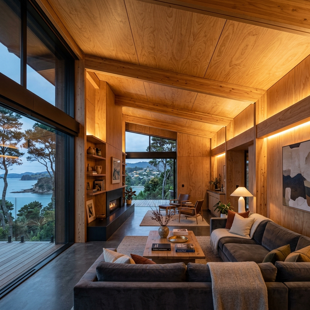 Pilhas de Compensados Navais